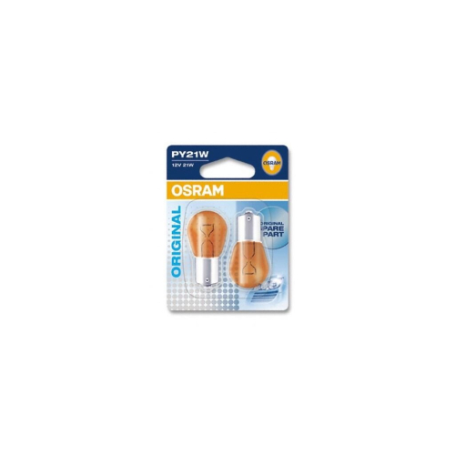 OSRAM Standard Bulbs - PY21W 12V 21W (581) Amber BAU15s