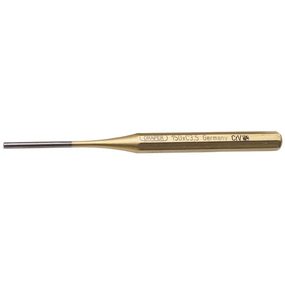 Draper Octagonal Parallel Pin Punch, 3.5 X 150Mm