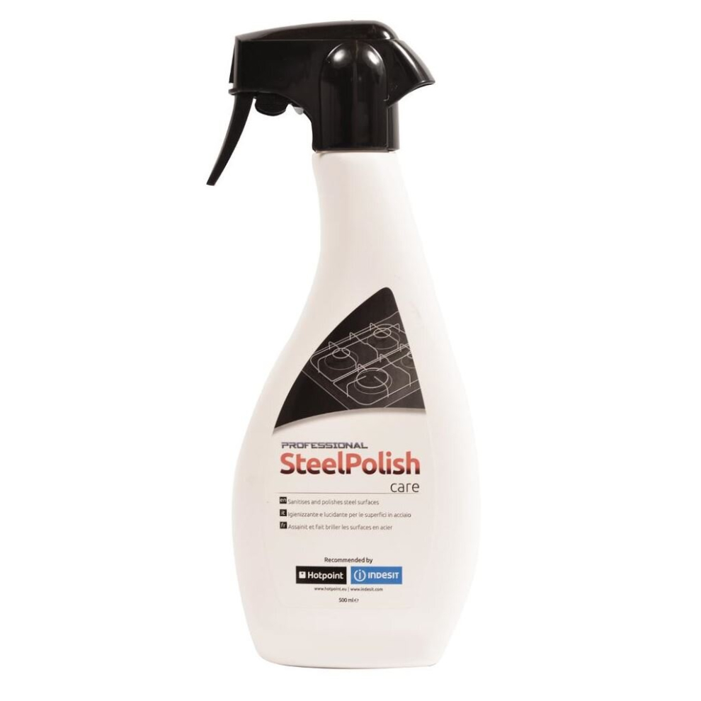 Steel Care Spray - 500ml for Indesit/Hotpoint Cookers and Ovens/Cleaning