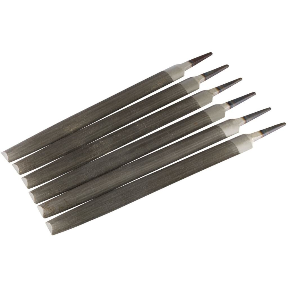 Draper Smooth Cut Half Round File, 6 X 300Mm