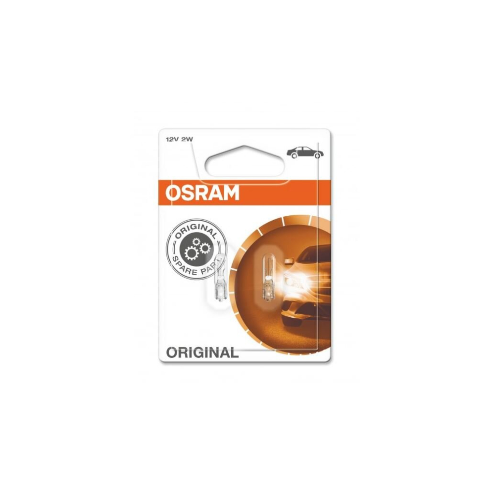 Osram Standard Bulbs - 12V 2W - W2x4.6d