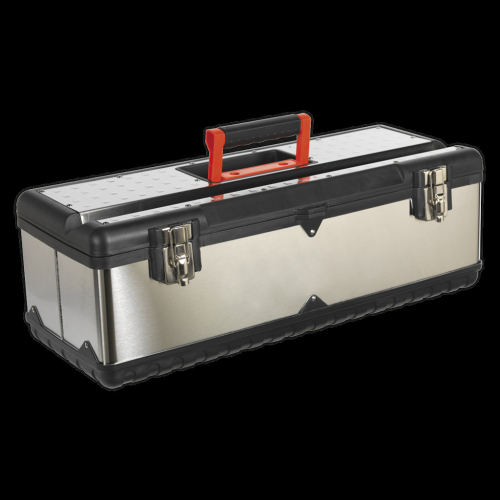 Sealey Stainless Steel Toolbox 660mm with Tote Tray