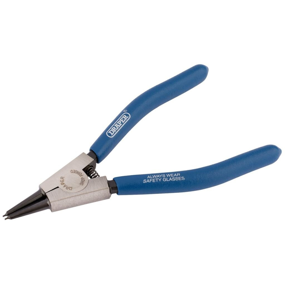 Draper Straight Tip External Circlip Pliers, 140Mm