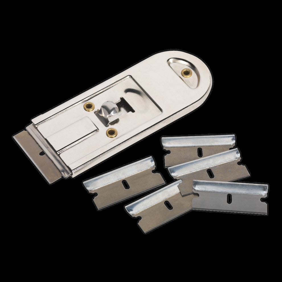 Sealey Retracting Razor Scraper With Blades