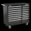 Sealey Rollcab 16 Drawer with Ball-Bearing Slides Heavy-Duty - Black 1