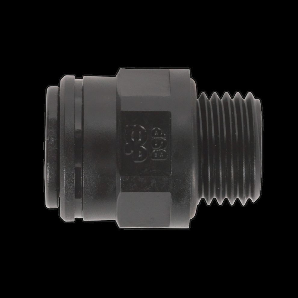 Straight Adaptor 8mm x 1/4"BSP Pack of 5 (John Guest Speedfit® - PM010812E)