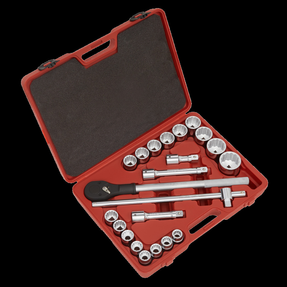Socket Set 22Pc 3/4"Sq Drive 12-Point Walldrive® Metric 5024209114073