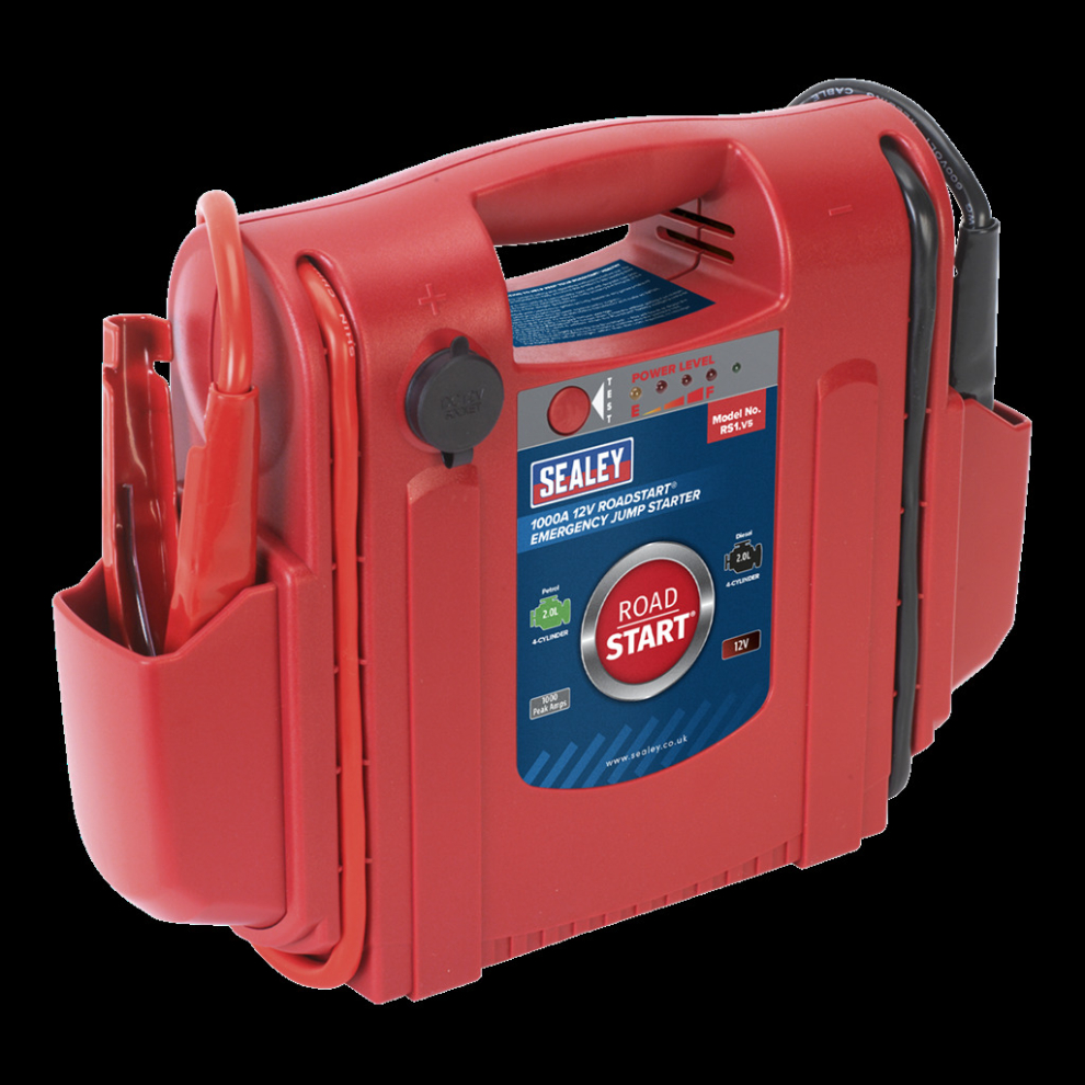RoadStart® Emergency Jump Starter 12V 1000 Peak Amps