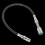 Sealey Rubber Delivery Hose with 4-Jaw Connector Flexible 450mm Quick Release Coupling 1