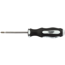 Pound Thru' Cross Slot Soft Grip Screwdriver, No.1 x 75mm