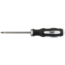 Pound Thru' PZ TYPE Soft Grip Screwdriver, No.2 x 100mm
