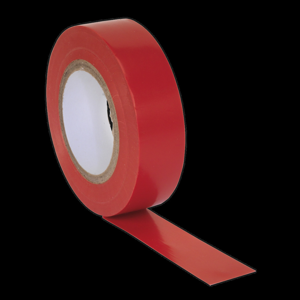 Pvc Insulating Tape 19Mm X 20M Red Pack Of 10 5054511013108