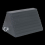Sealey Rubber Wheel Chock 3.8kg - Single 1
