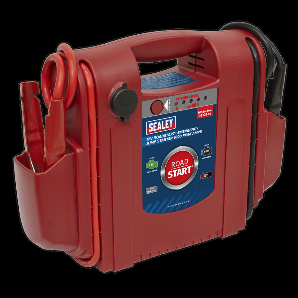 Sealey Roadstart® Emergency Jump Starter 12V 1600 Peak Amps
