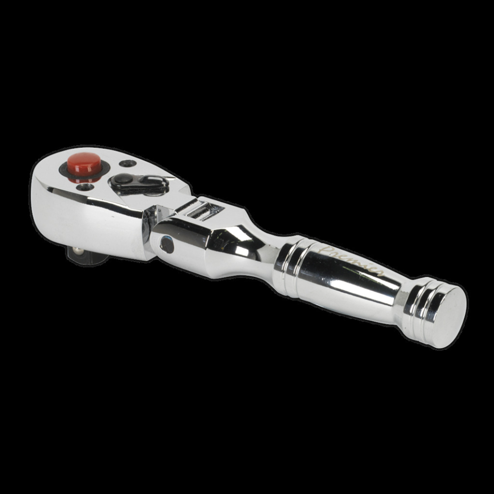 Sealey Ratchet Wrench Flexi-Head Stubby 3/8"Sq Drive
