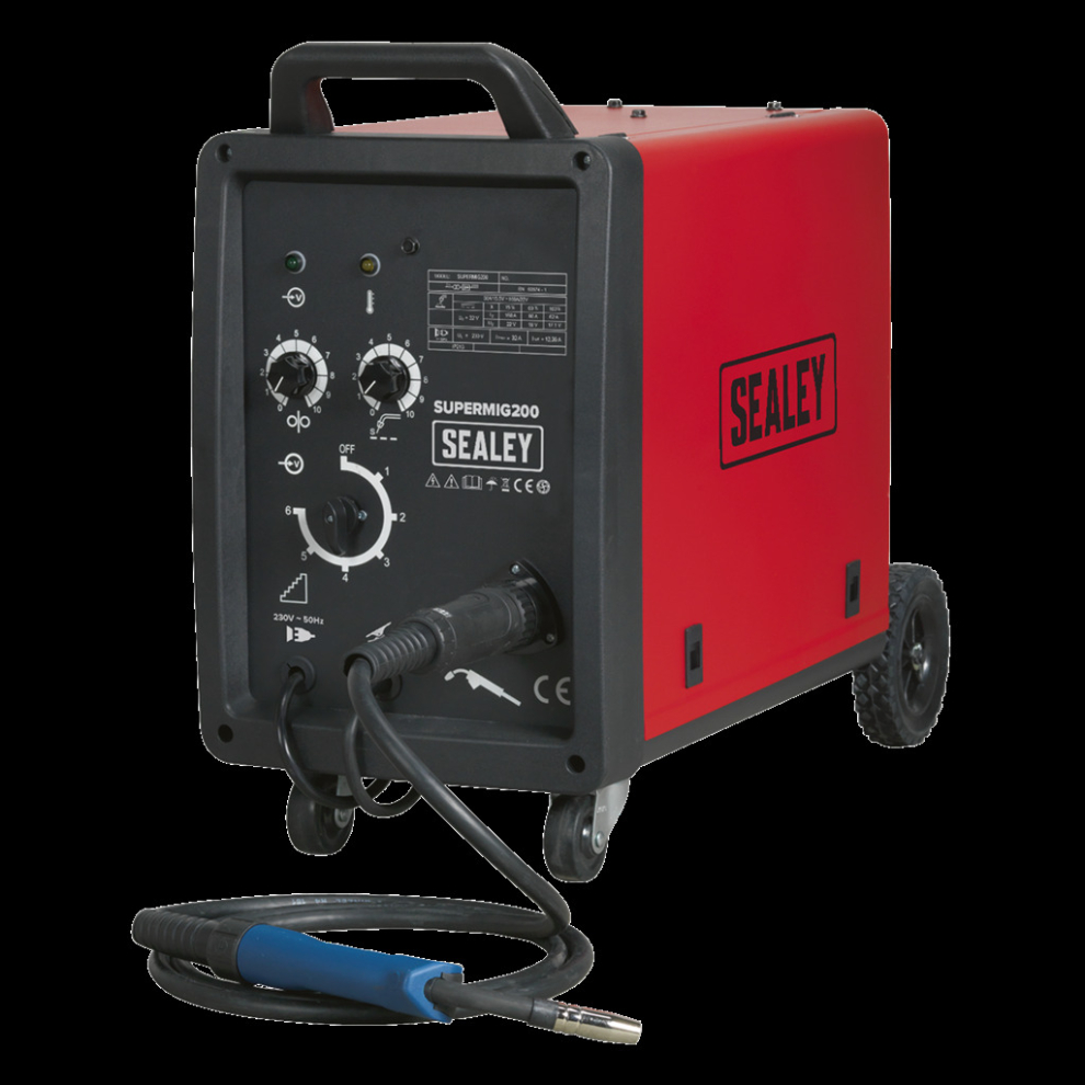 Professional MIG Welder 200A 230V with Binzel® Euro Torch