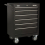 Sealey Rollcab 6 Drawer with Ball-Bearing Slides - Black 1