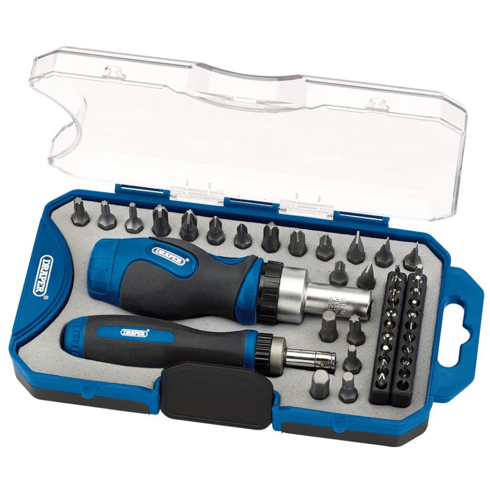 Ratchet Screwdriver and Bit Set (42 Piece)-image-OPC-PQSHKV-NEW