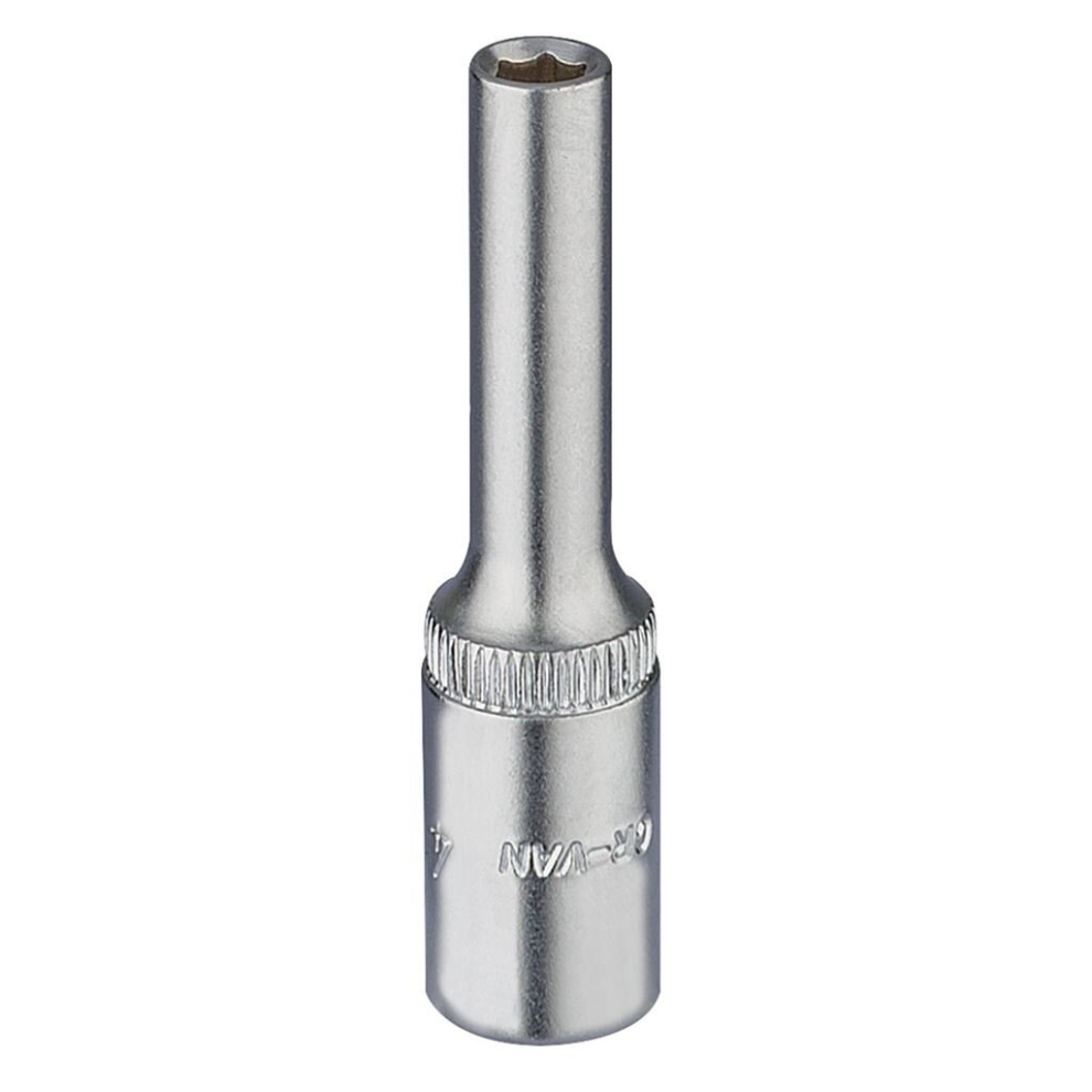 Elora Deep Socket, 1/4"" Sq. Dr., 4mm
