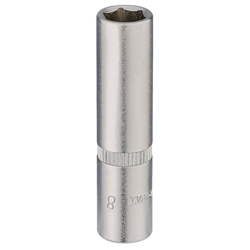 Elora Elora Deep Socket, 1/4"" Sq. Dr., 8mm