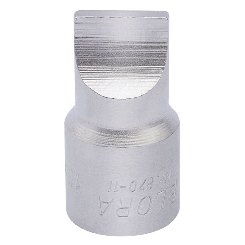 Elora Elora Plain Slot Screwdriver Socket, 3/8"" Sq. Dr., 3mm