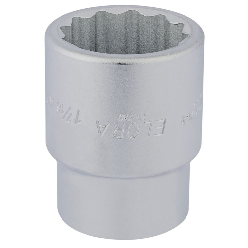 Elora Elora Bi-Hexagon Socket, 1"" Sq. Dr., 1.7/16""