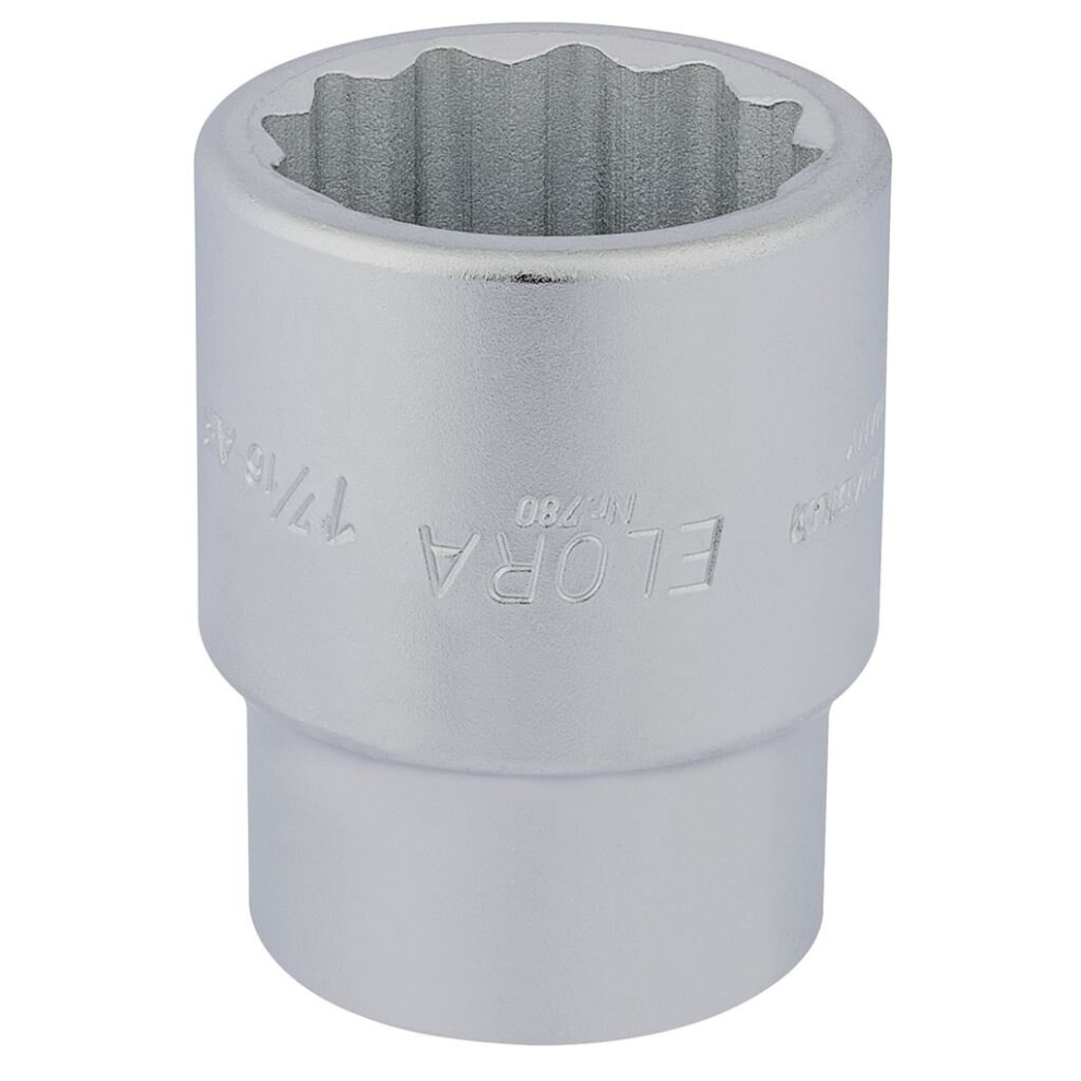 Elora Bi-Hexagon Socket, 1"" Sq. Dr., 1.7/16