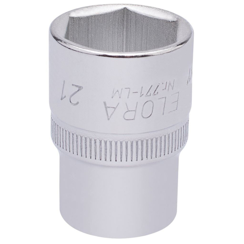 Elora Elora Hexagon Socket, 1/2"" Sq. Dr., 21mm