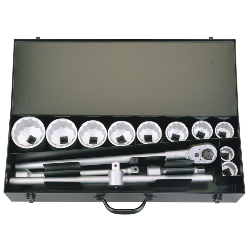 Elora Elora Metric Socket Set, 1"" Sq. Dr. (14 Piece)