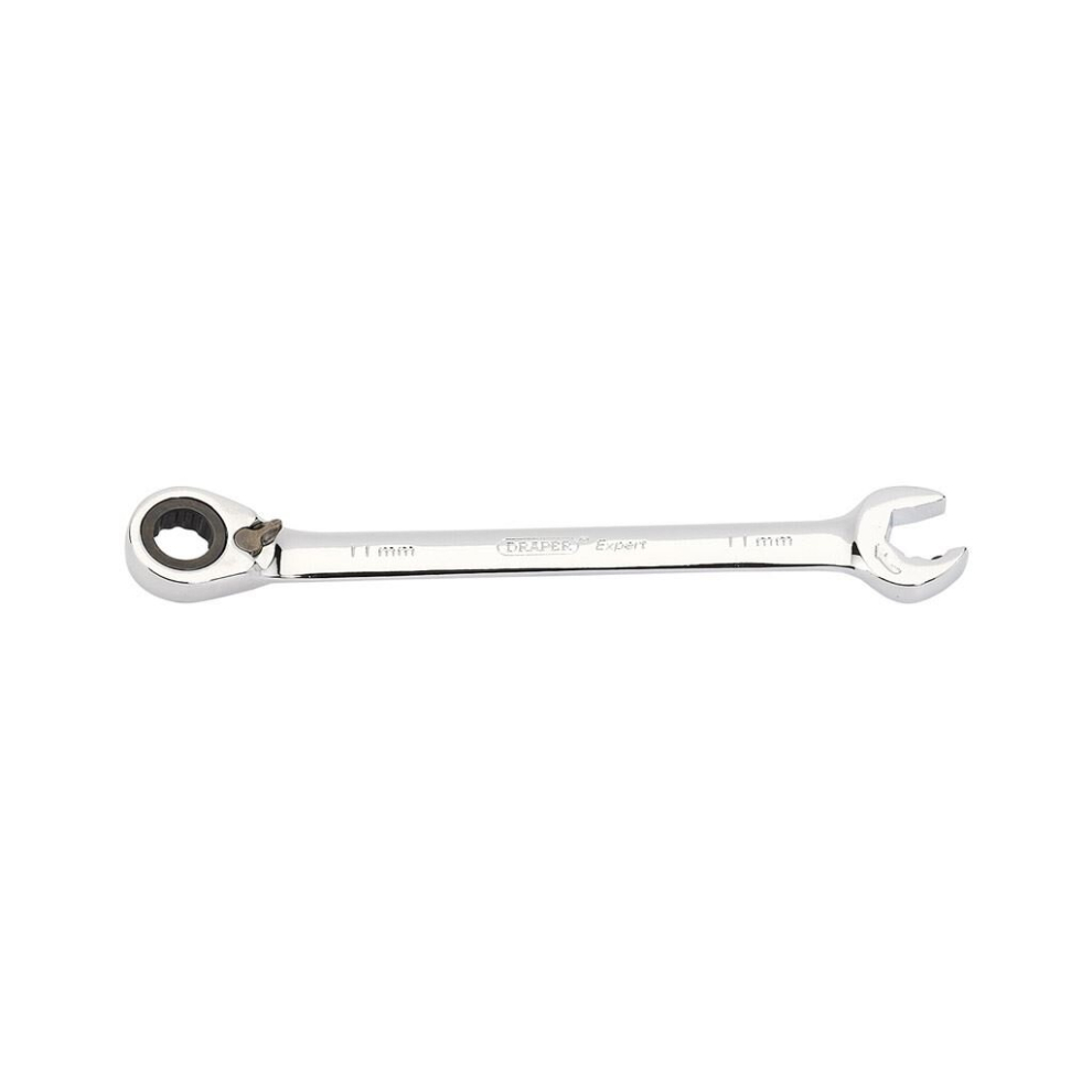 Expert 11mm Draper Expert Hi-Torq® Metric Reversible Double Ratcheting Combination Spanner