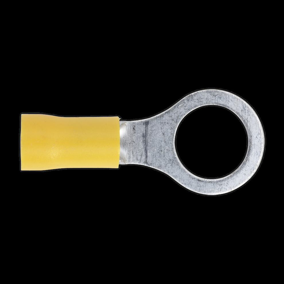 Easy-Entry Ring Terminal Ø10.5mm (3/8") Yellow Pack of 100
