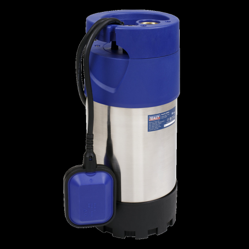 Sealey Submersible Stainless Water Pump Automatic 92L/min 40m Head 230V
