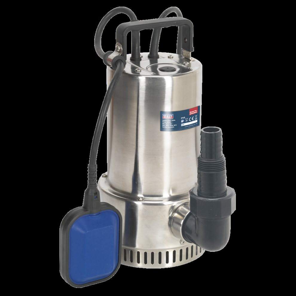 Sealey Submersible Stainless Water Pump Automatic 250L/Min 230V