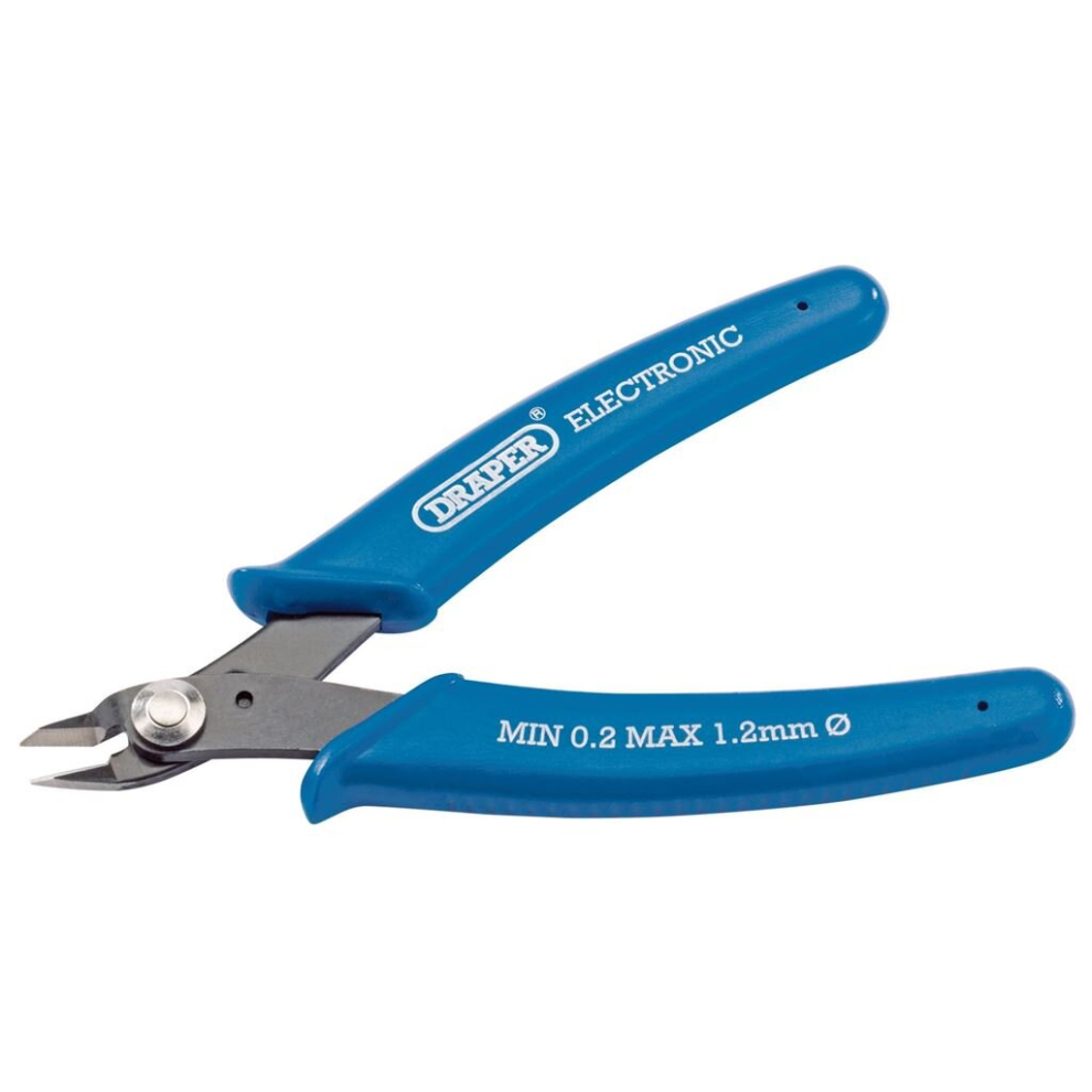 Draper Thin Jaw Electronics Nippers, 130Mm