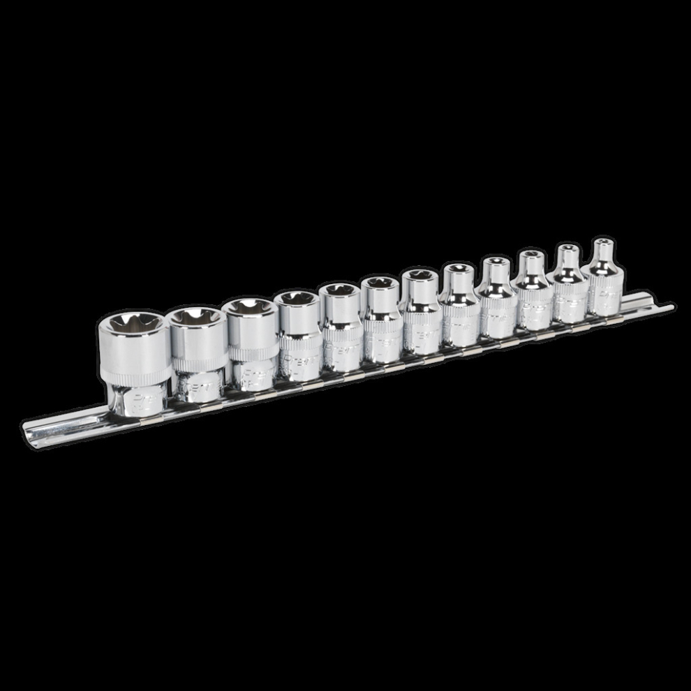 TRX-Star* Socket Set 12pc 3/8"Sq Drive E4-E20