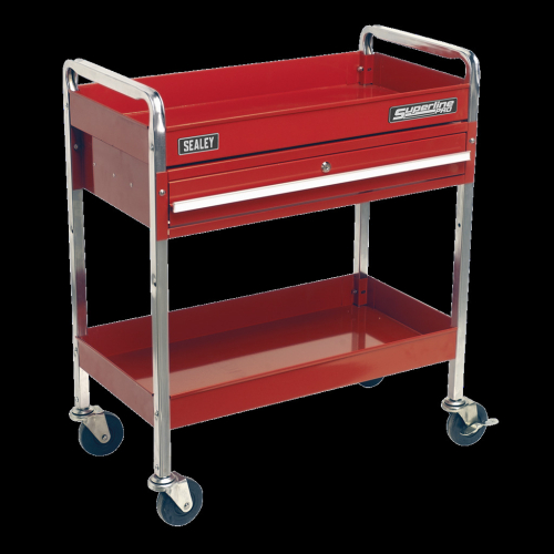Sealey Trolley 2-Level Heavy-Duty with Lockable Drawer