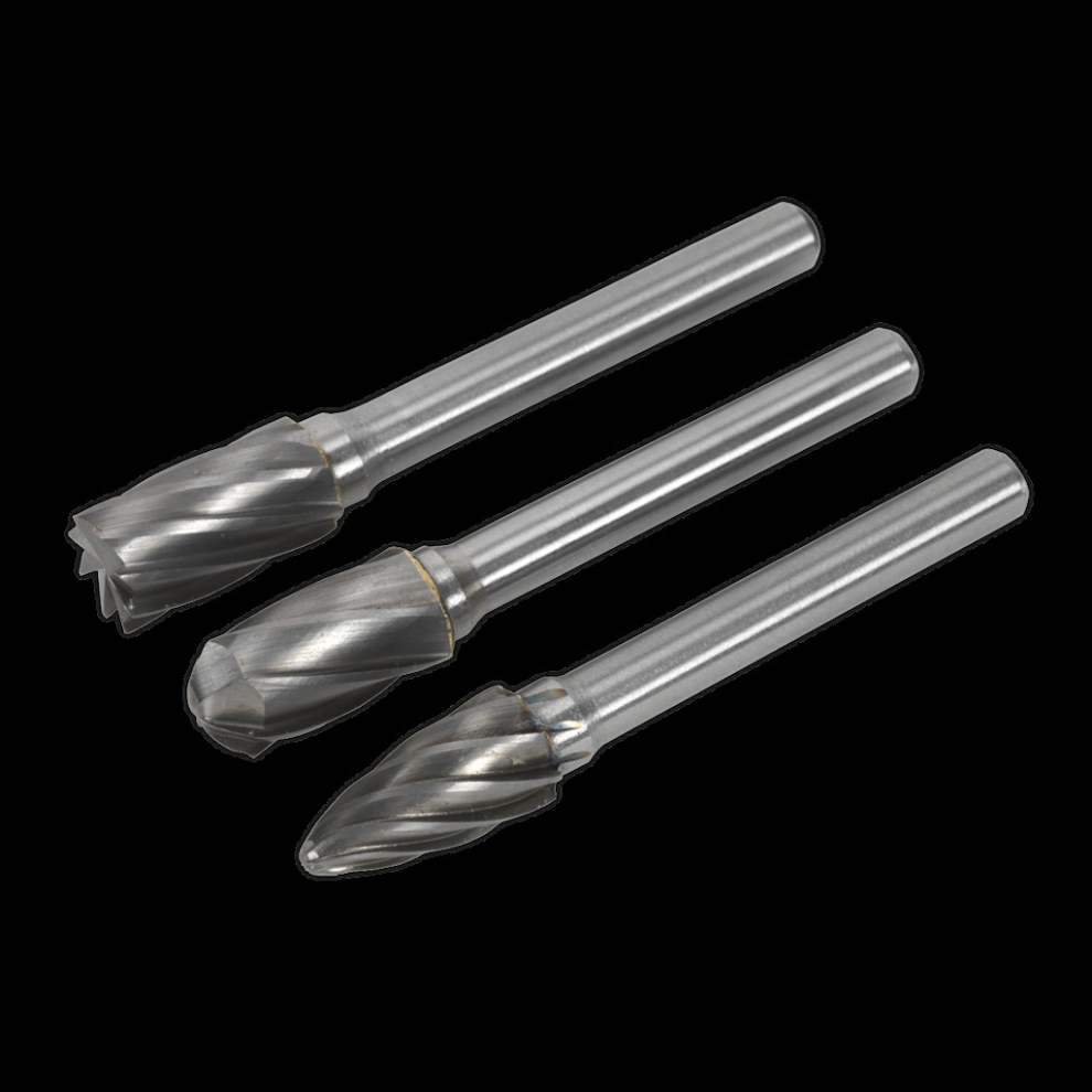 Tungsten Carbide Rotary Burr Set 3pc Ripper/Coarse