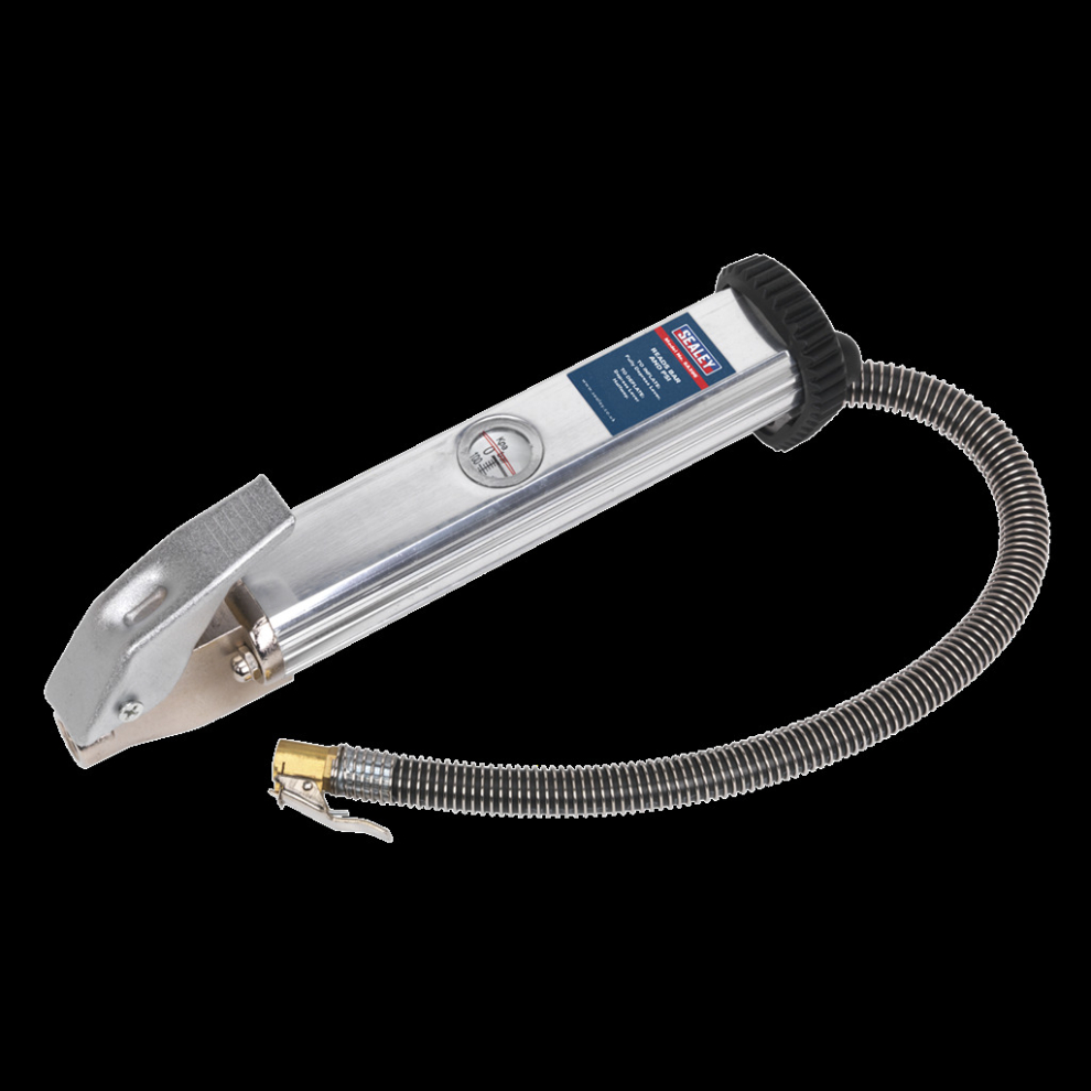 Sealey Tyre Inflator With Clip-On Connector