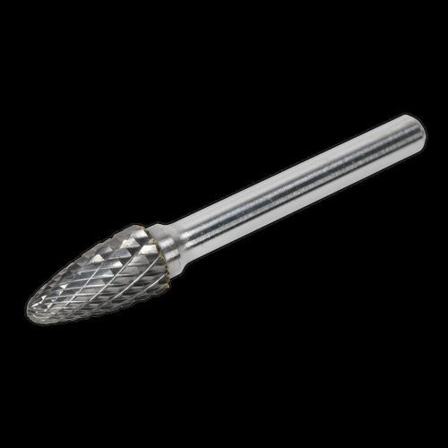 Sealey Tungsten Carbide Rotary Burr Arc Round Nose 10mm