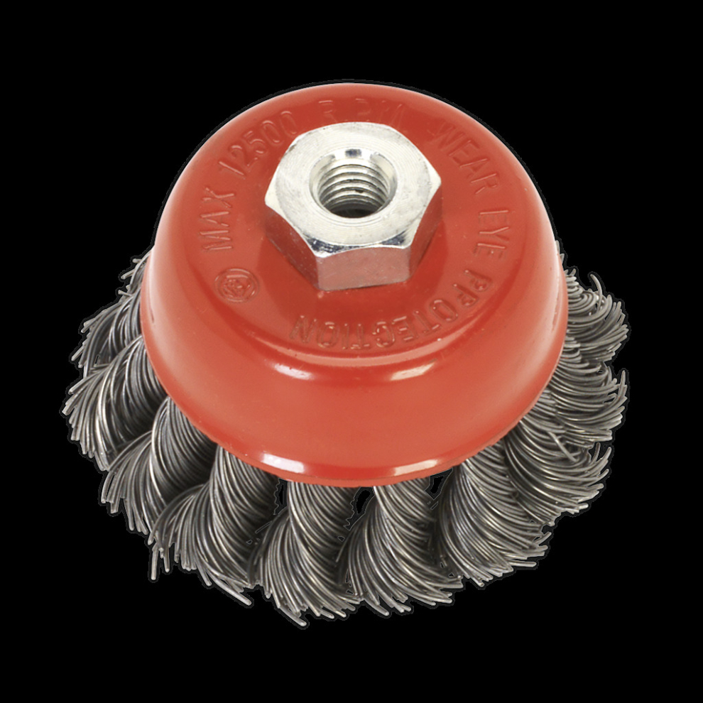 Twist Knot Wire Cup Brush Ø65mm M14 x 2mm