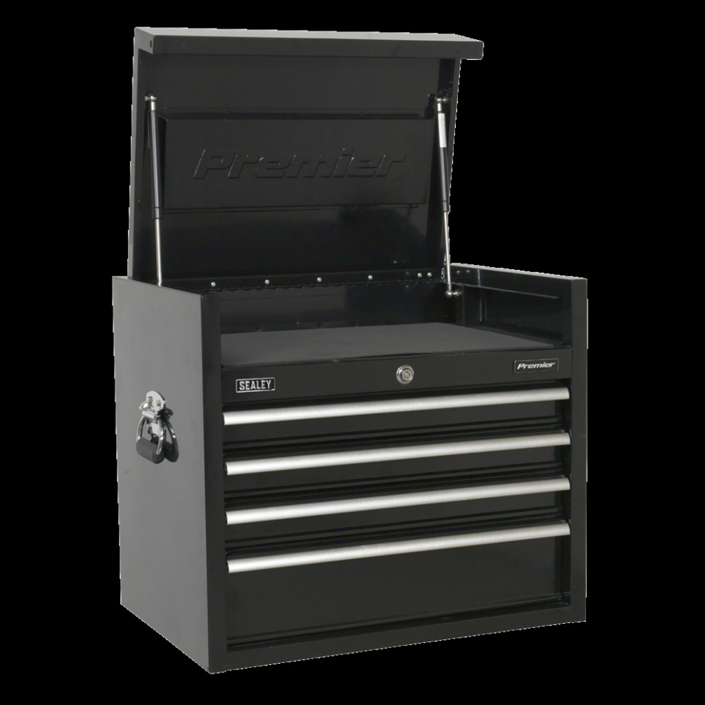 Sealey Topchest 4 Drawer 660Mm Heavy-Duty Black