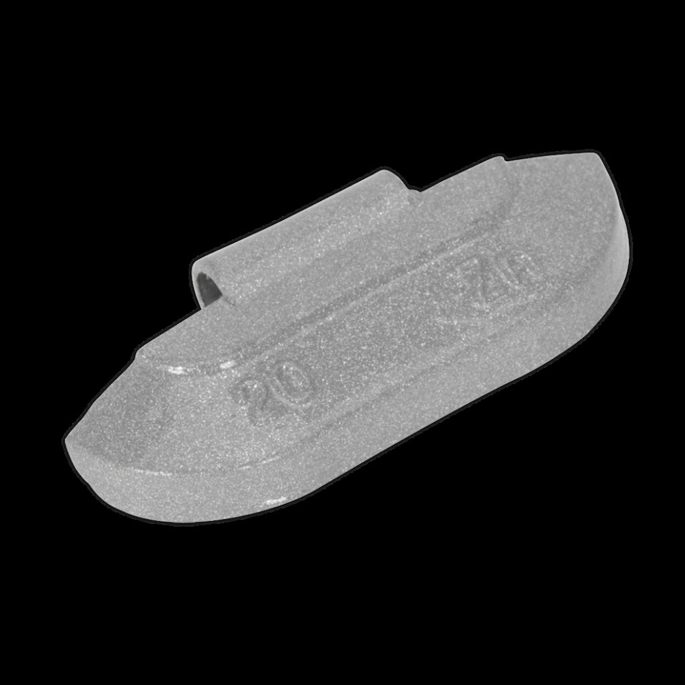 Sealey Wheel Weight 20G Hammer-On Zinc For Steel Wheels Pack Of 100