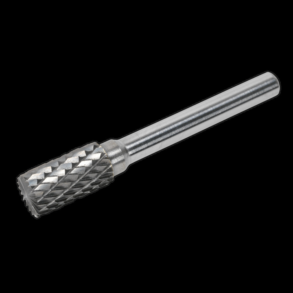 Sealey Tungsten Carbide Rotary Burr Cylindrical Front End Cut Ø10mm