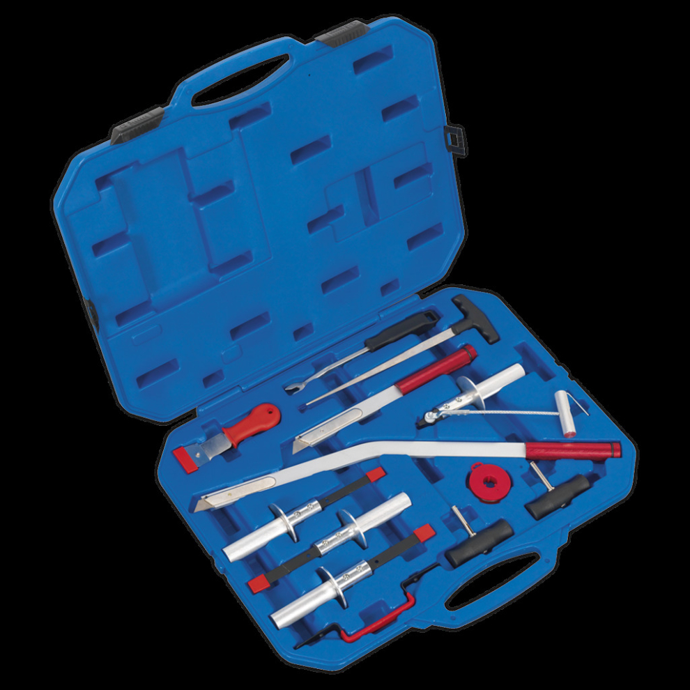 Sealey Windscreen Removal Tool Kit 14Pc Size 14