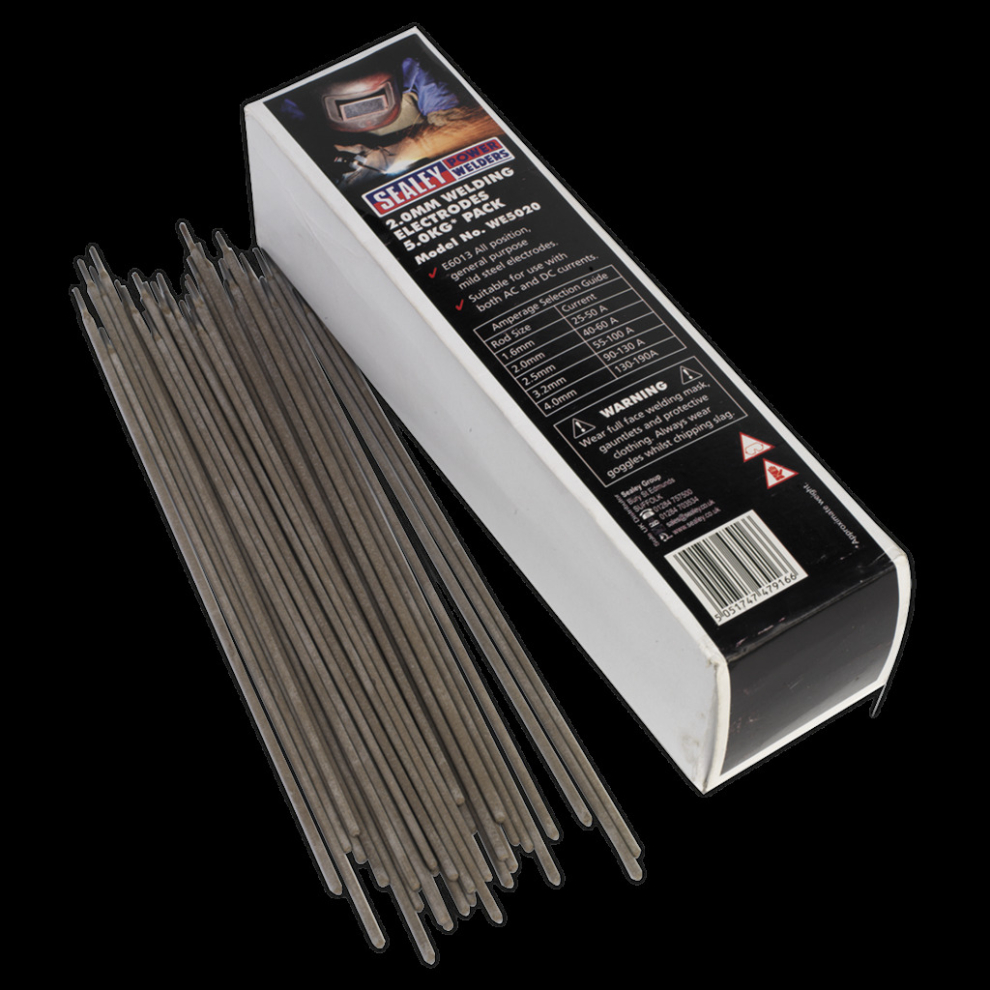 Welding Electrodes Ø2 x 300mm 5kg Pack