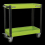 Sealey Workshop Trolley 2-Level Heavy-Duty - Hi-Vis Green 1