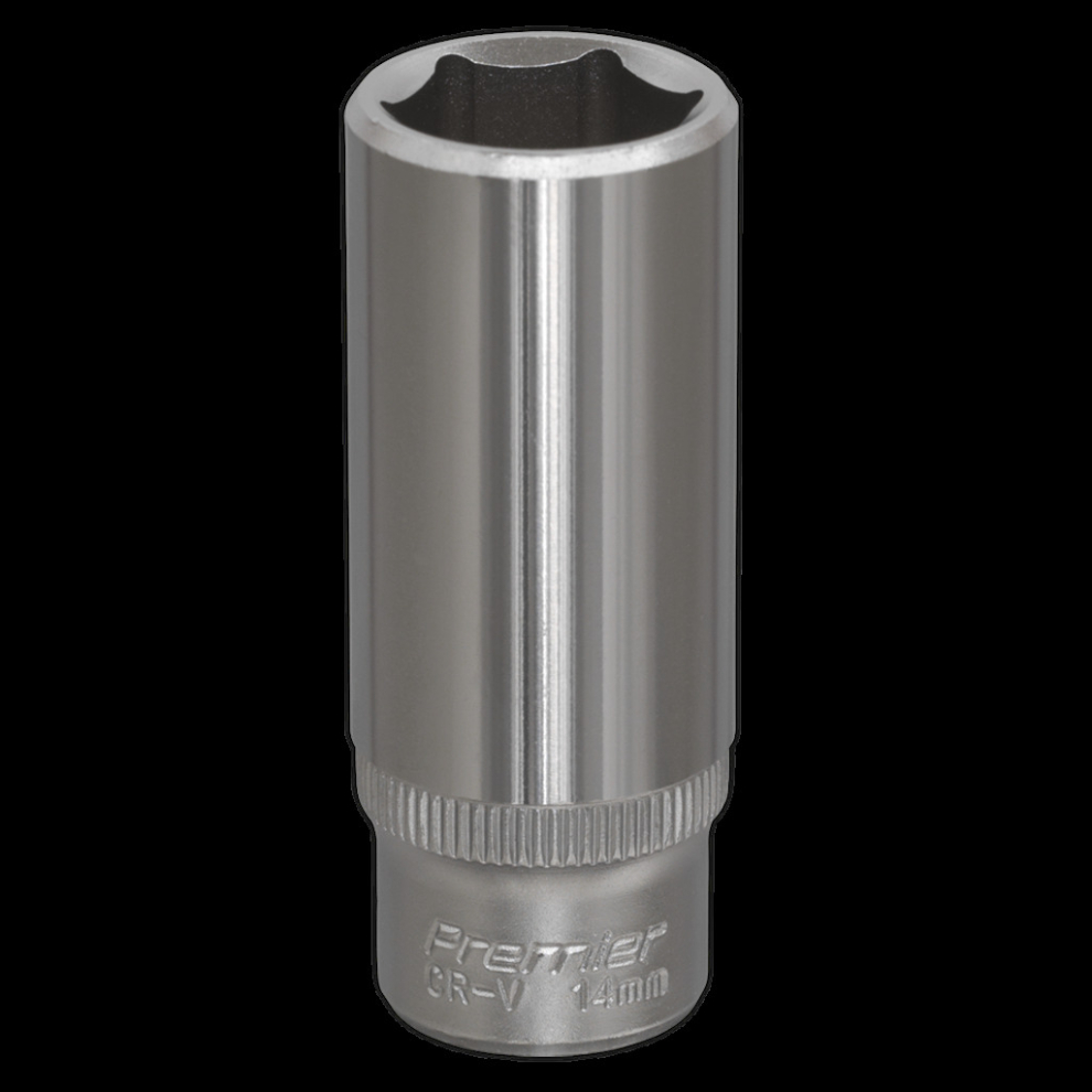 Sealey Walldrive® Socket 14Mm Deep 1/4"Sq Drive Size 1