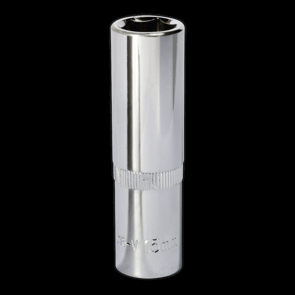 WallDrive® Socket 15mm Deep 1/2"Sq Drive Fully Polished
