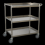 Sealey Workshop Trolley 3-Level Stainless Steel 1
