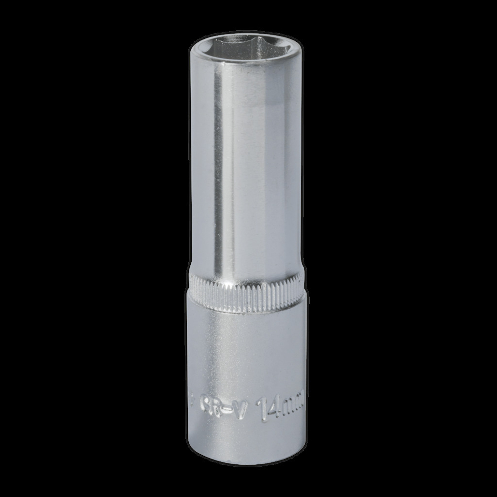 Sealey Walldrive® Socket 14Mm Deep 1/2"Sq Drive